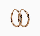 золотые серьги без камней  17094689